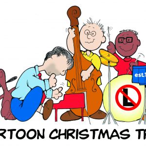 Cartoon Christmas Trio