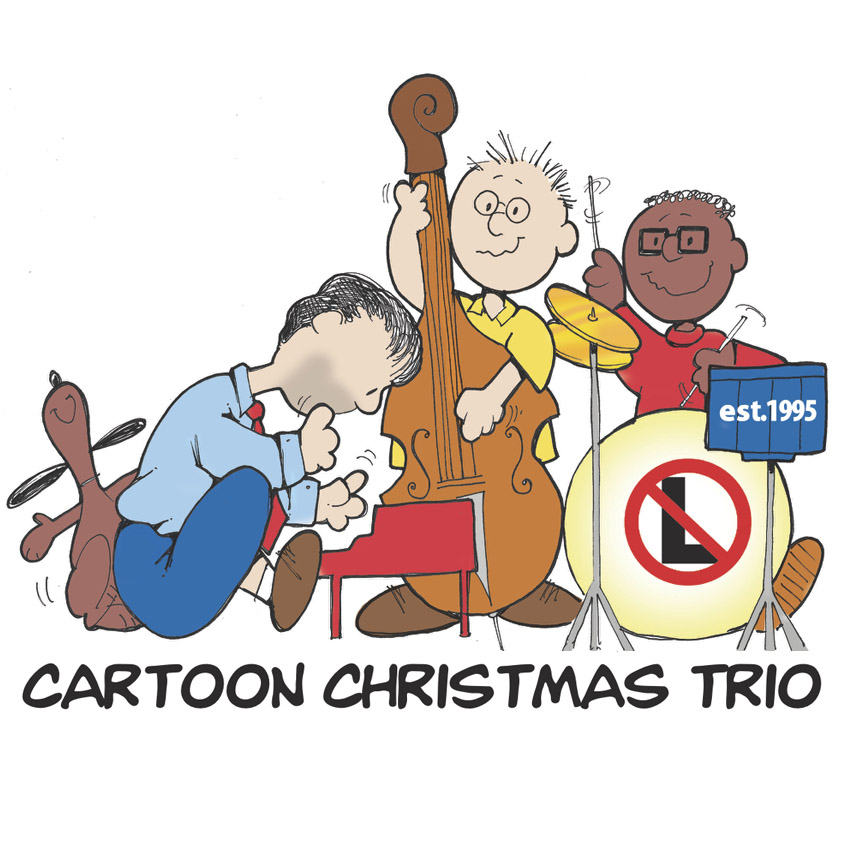 Cartoon Christmas Trio